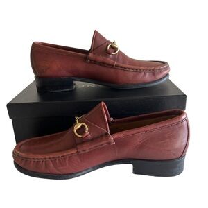 Vintage Gucci Brown Leather Horsebit Loafers - Women’s Size 7